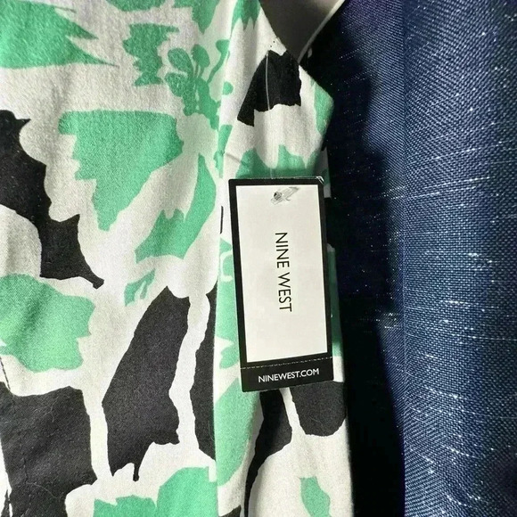 Nine West Women’s Black & Green Floral  Dress - Picture 11 of 16